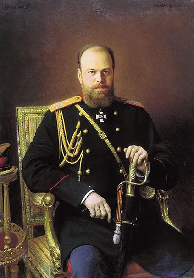 Ivan Kramskoi Alexander III Germany oil painting art